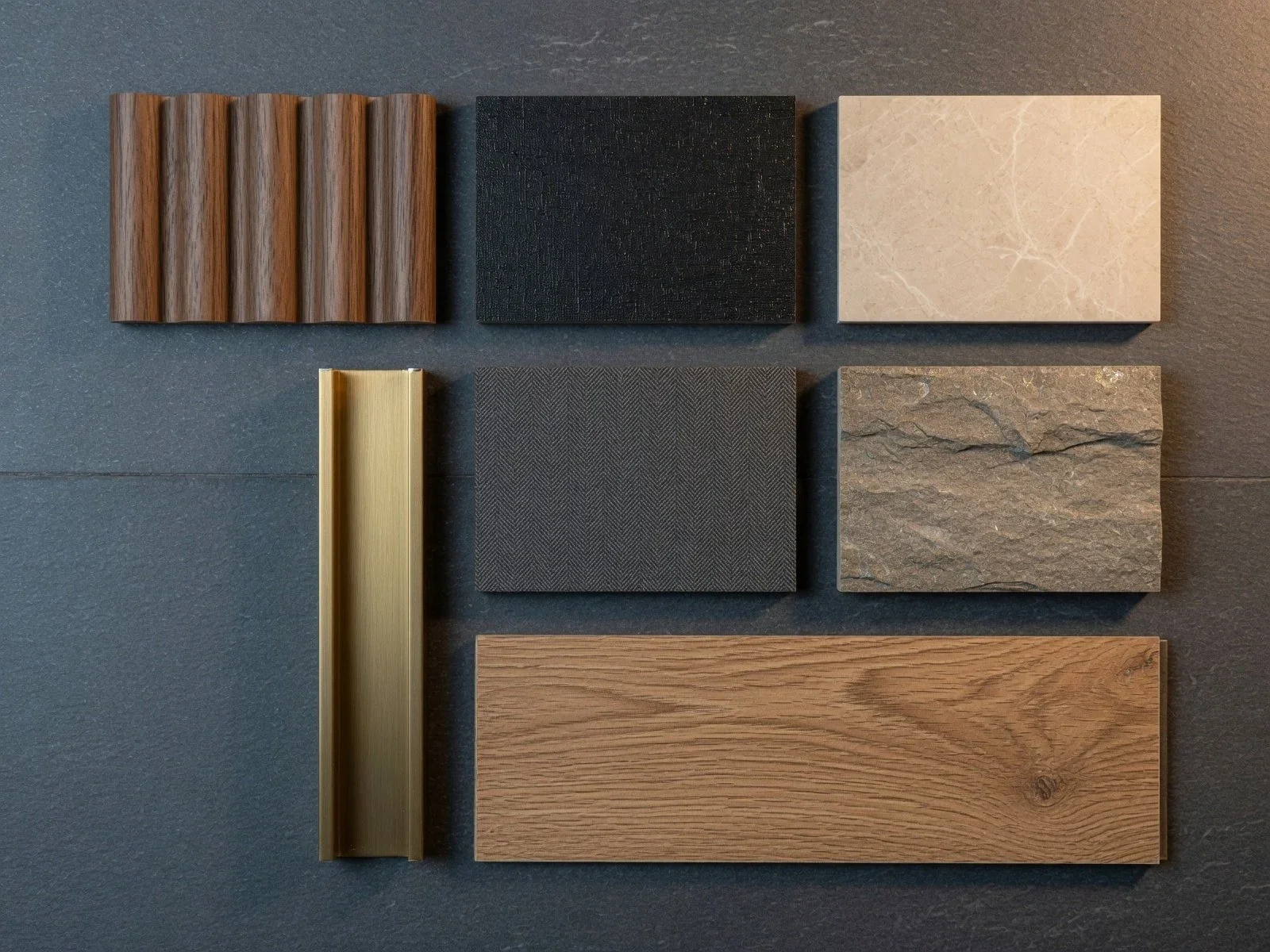 A material library, not a counter shop.